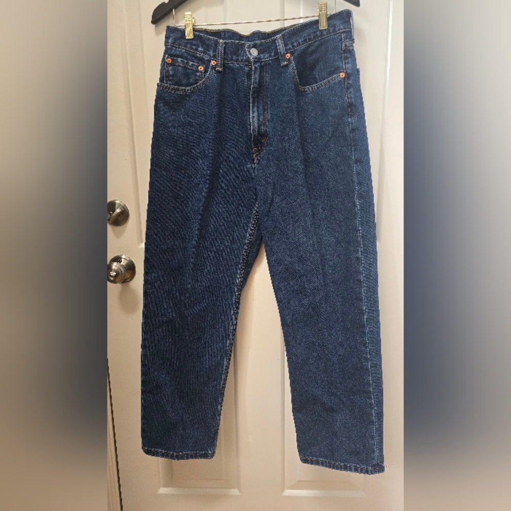 Levi's Men 550 Classic Blue Denim Jeans 34W x 30L